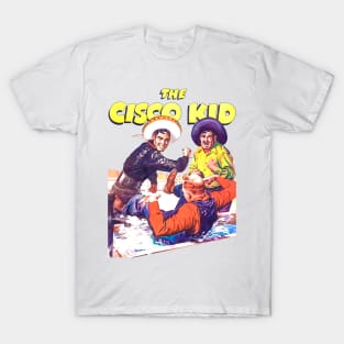 Cowboy The Cisco Kid Western Vintage Retro Comic Horse T-Shirt